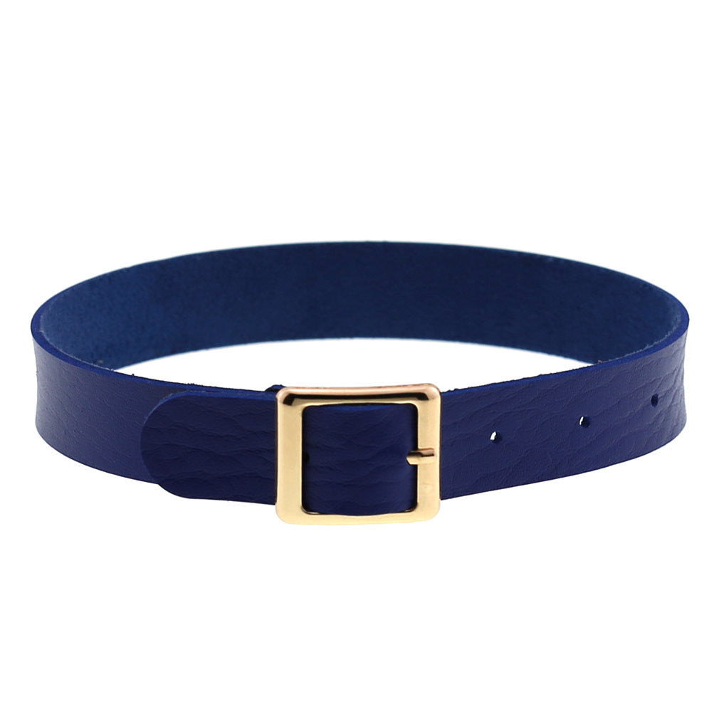 Rock Leather Female Neck Band Personality Collar