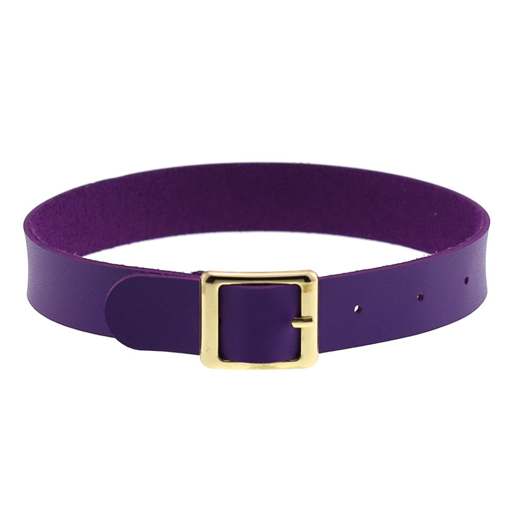 Rock Leather Female Neck Band Personality Collar