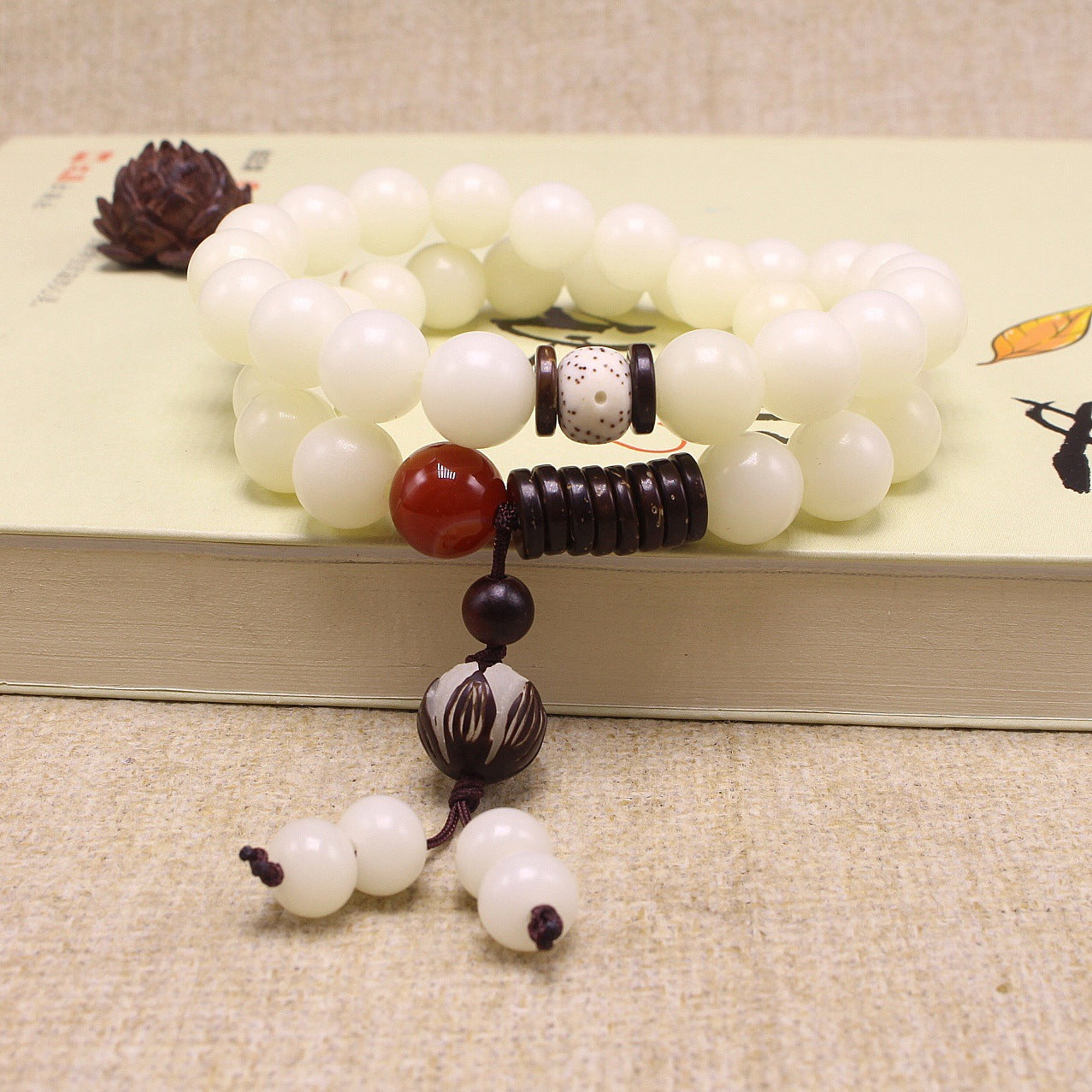 Lotus Seed Buddha Beads Rosary Live Bracelets