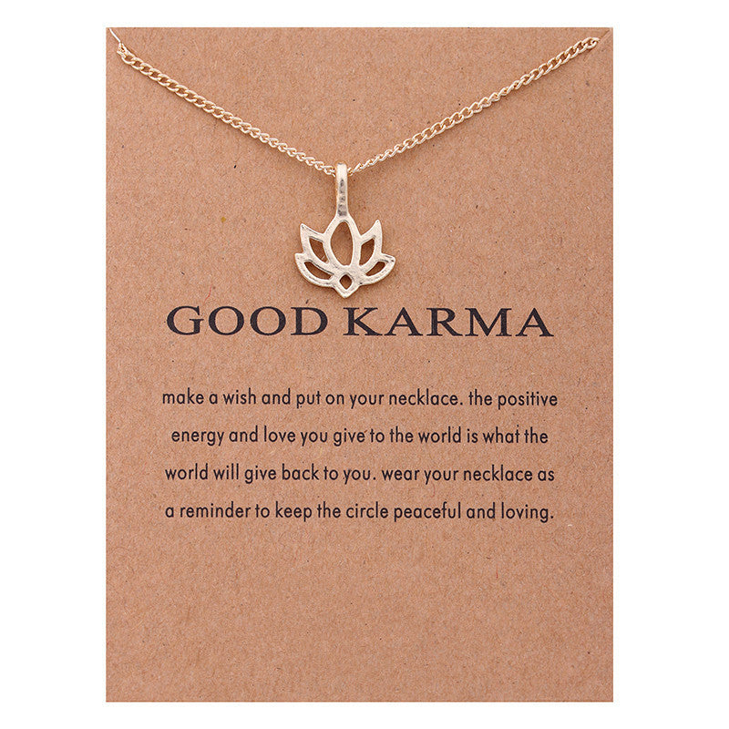 Animal Butterfly Unicorn Alloy Card Clavicle Necklace