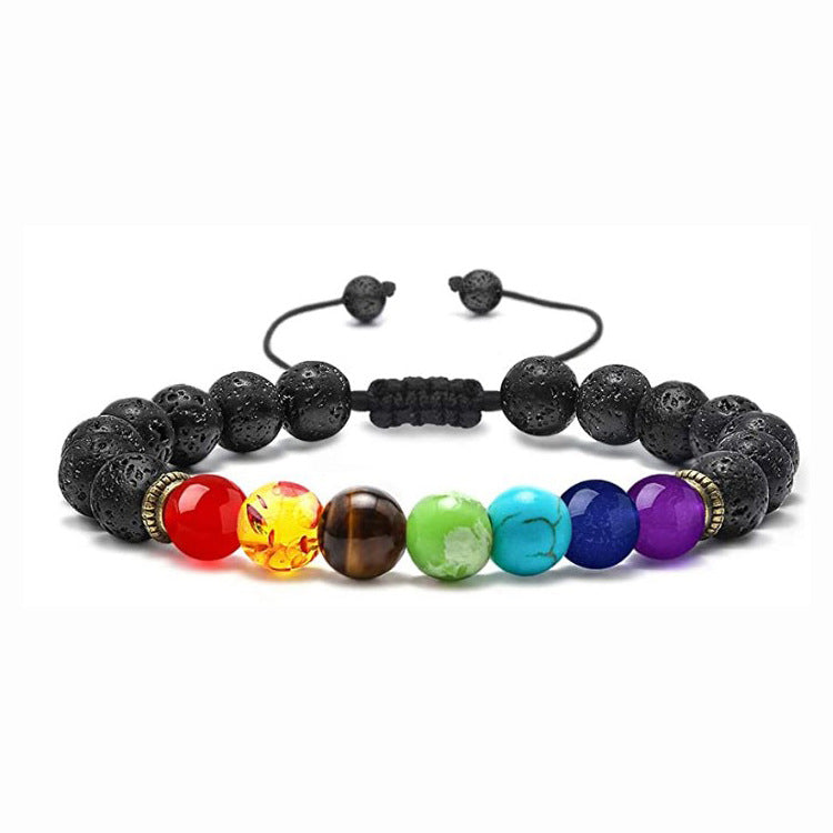 Volcanic Rock White Turquoise Natural Stone Bracelets