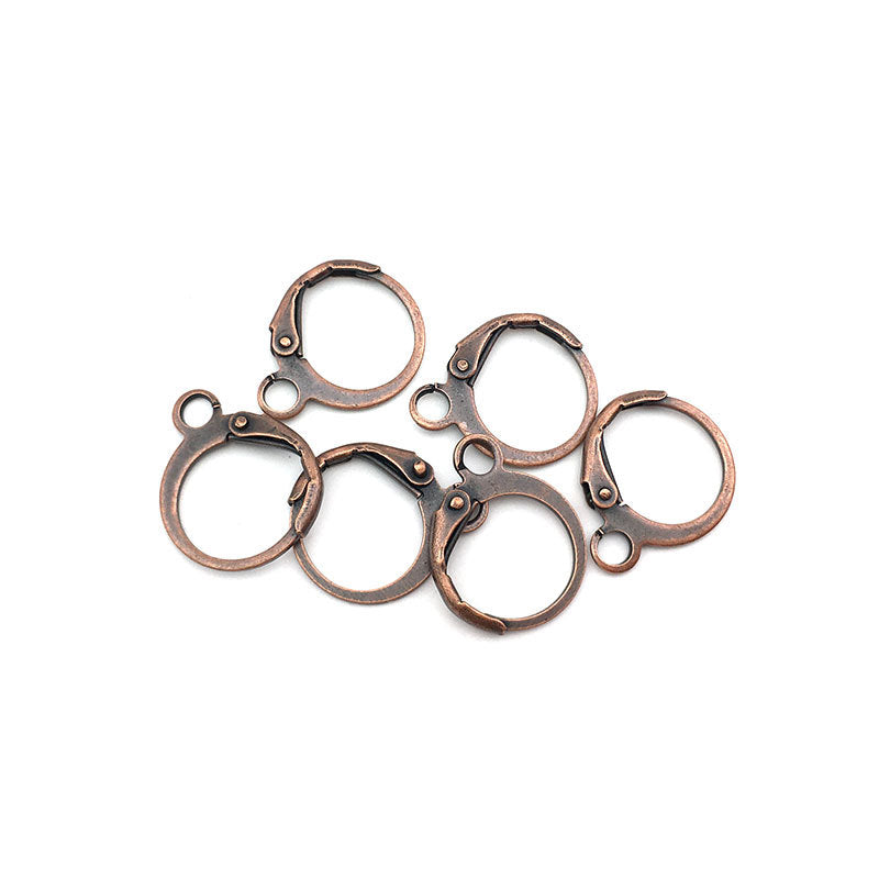 Glamorous Round French Copper With Elastic Ear Hook