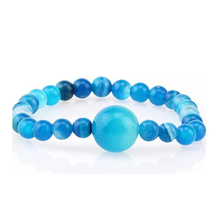 Volcanic Rock White Turquoise Natural Stone Bracelets