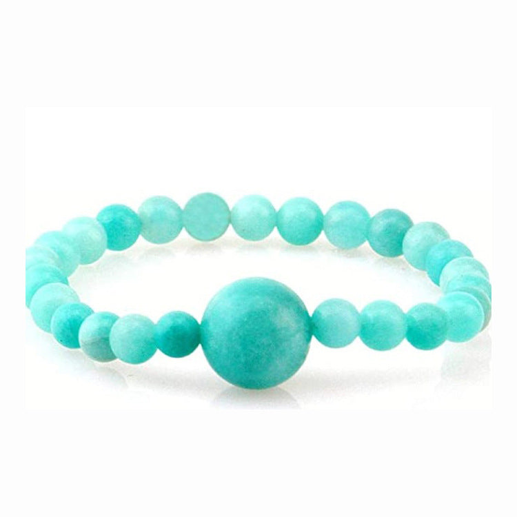 Volcanic Rock White Turquoise Natural Stone Bracelets