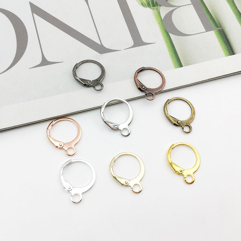 Glamorous Round French Copper With Elastic Ear Hook