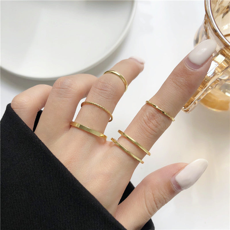 Simple Female Trendy Sweet Index Finger Rings