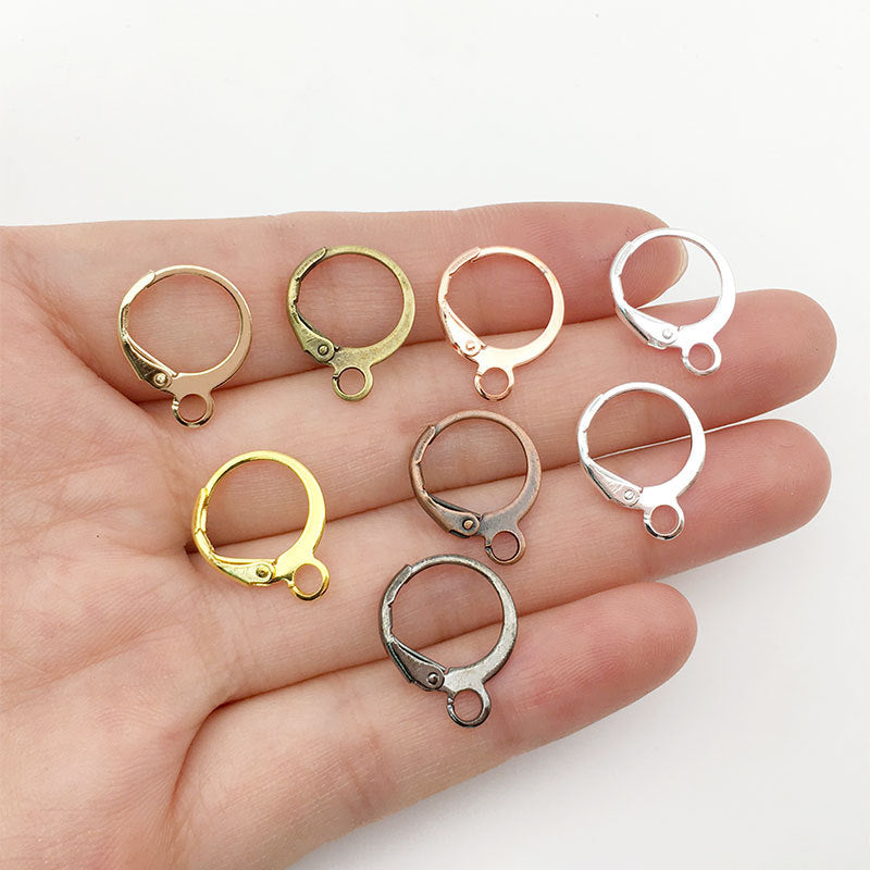 Glamorous Round French Copper With Elastic Ear Hook