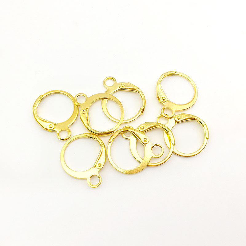 Glamorous Round French Copper With Elastic Ear Hook