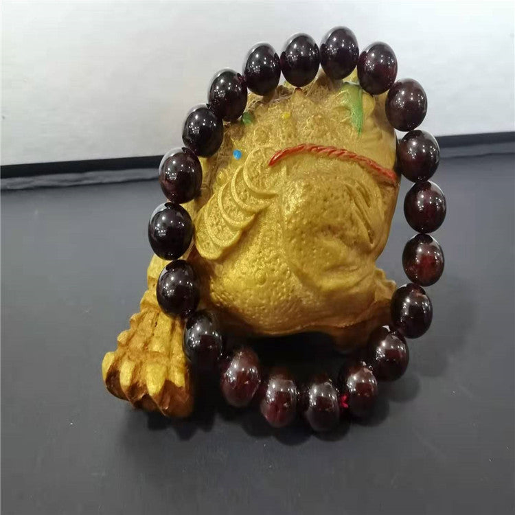 Natural Garnet Stall Live Broadcast Scenic Bracelet
