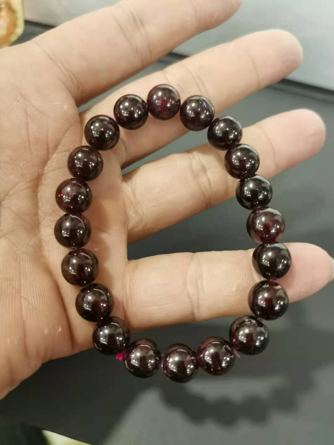 Natural Garnet Stall Live Broadcast Scenic Bracelet