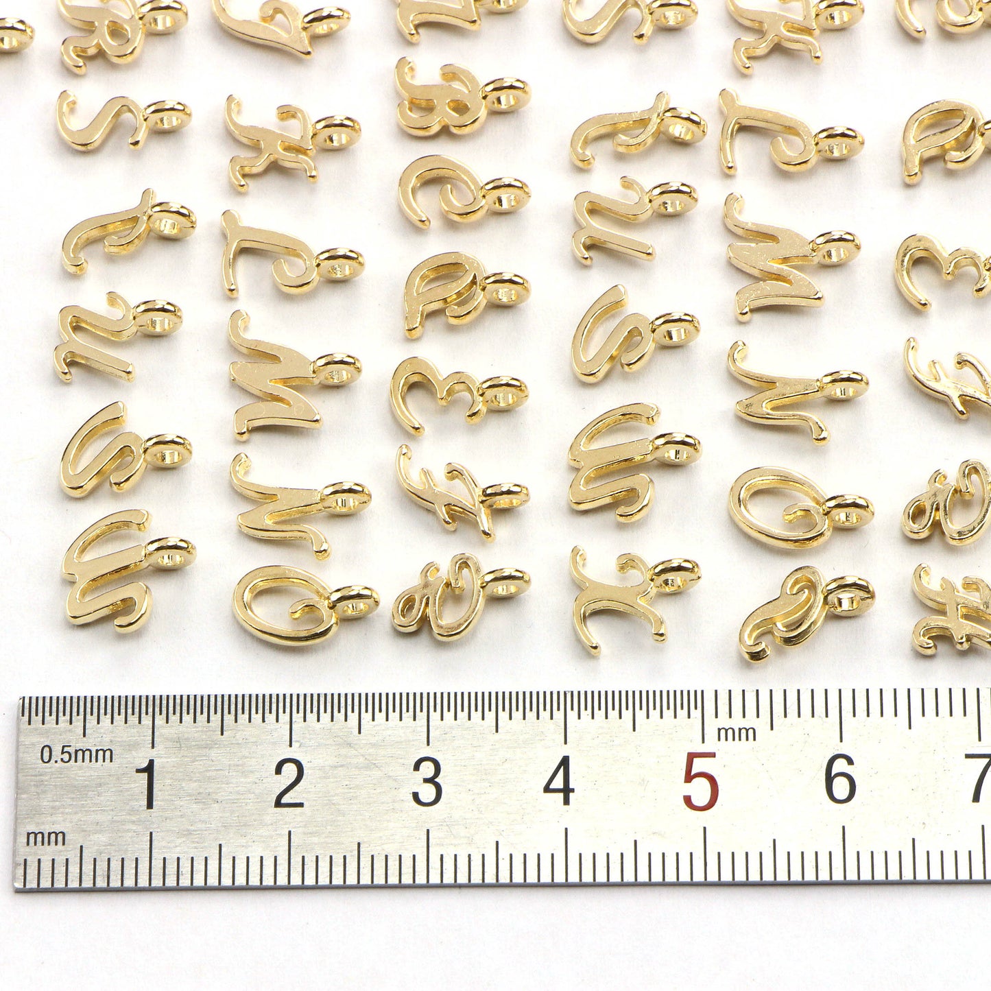 Creative Cool Innovative Gold Letter Matching Jewelry Accessories