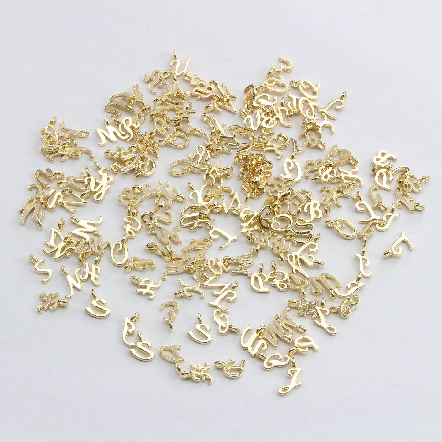 Creative Cool Innovative Gold Letter Matching Jewelry Accessories