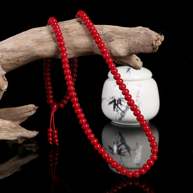 Imitation Small Rosewood Buddha Beads Retro Ethnic Bracelets
