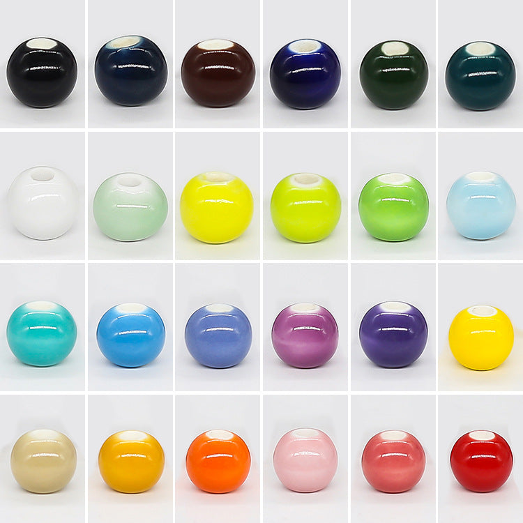 Candy Ceramic Scattered Beads Glaze Personalized Jewelry Accessories