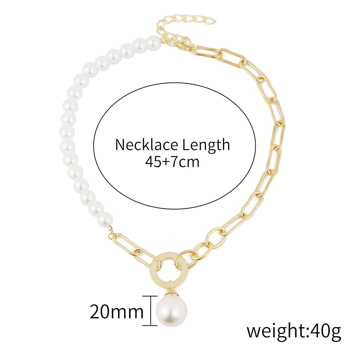 Irregular Pearl Shaped Retro Baroque Ornament Necklaces