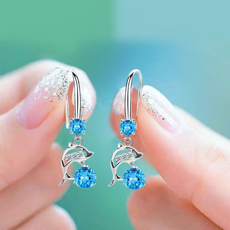 Female Short Long Korean Style Simple Temperamental Ear Hook Earrings