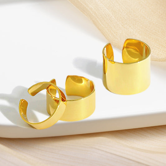 Geometric Glossy Female Fashion Style Fashionmonger Rings