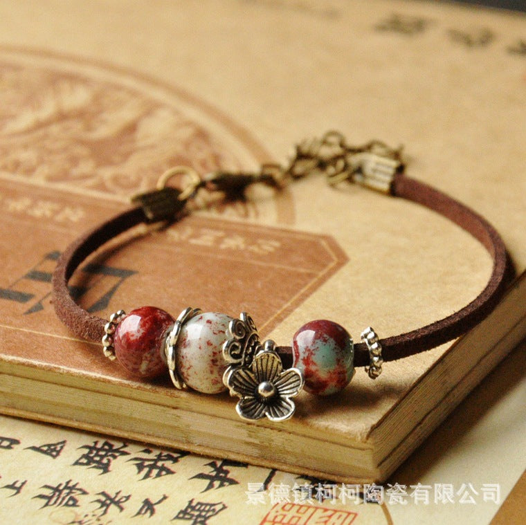 Ceramic Popular Jewelry Ethnic Style Beads Bracelets