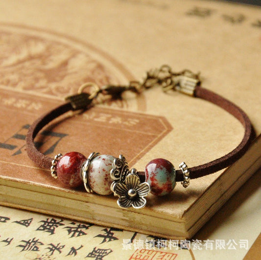 Ceramic Popular Jewelry Ethnic Style Beads Bracelets