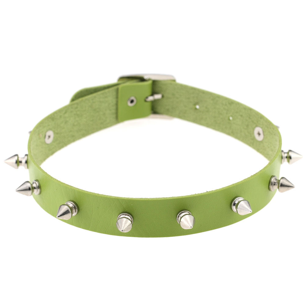 Punk Spike Rivet Leather Gothic Rock Collar