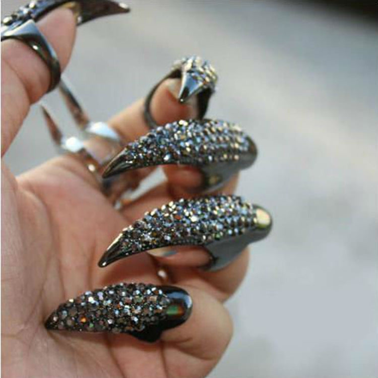 Women's & Men's Retro Eagle Claw Nail Halloween Props Rings