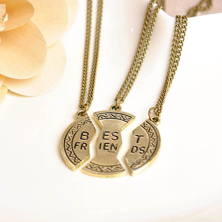 Creative Patchable Personality Ornament Fashion Letters Necklaces