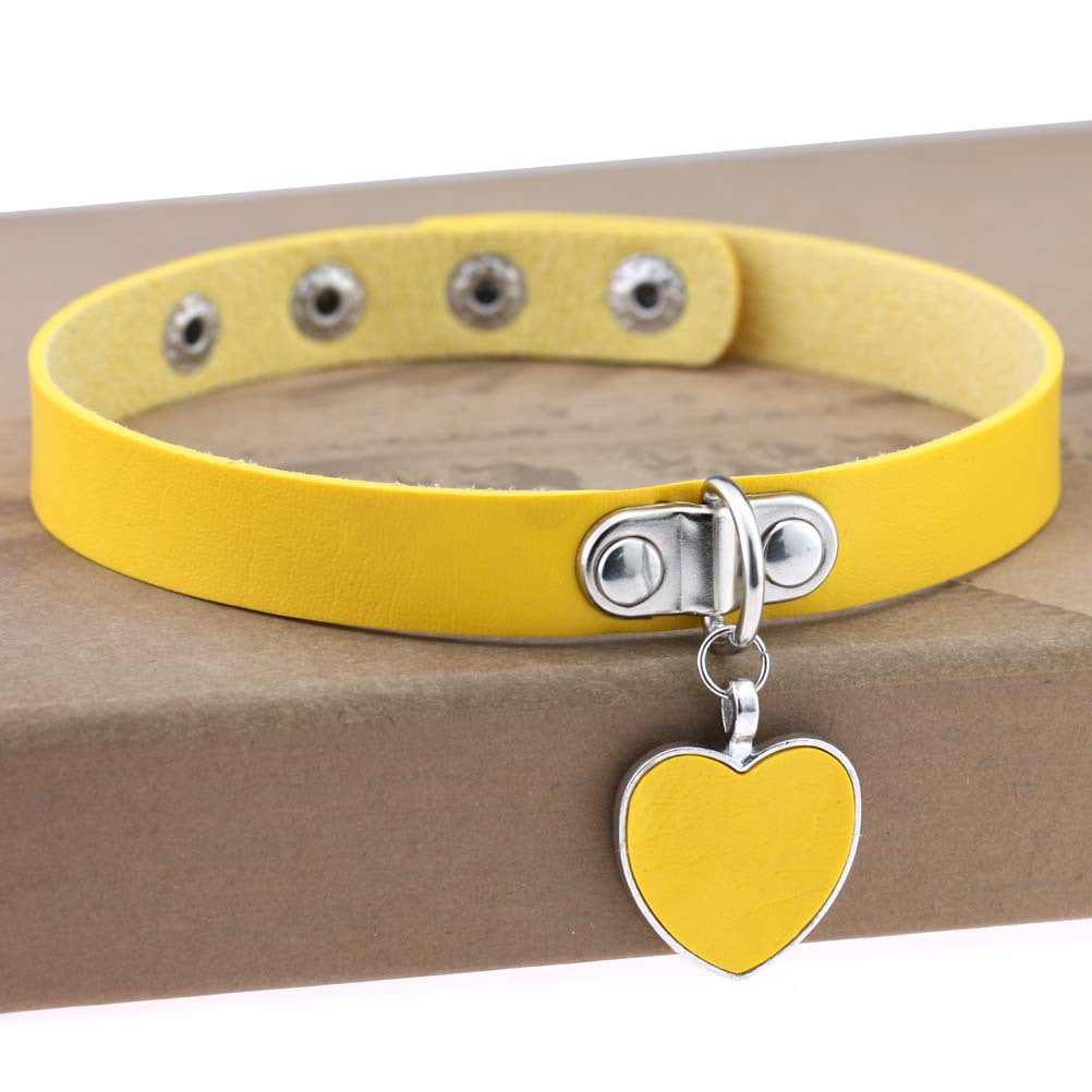 Anime Rock Punk Gothic Love Heart Collar