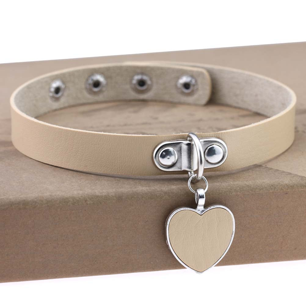 Anime Rock Punk Gothic Love Heart Collar