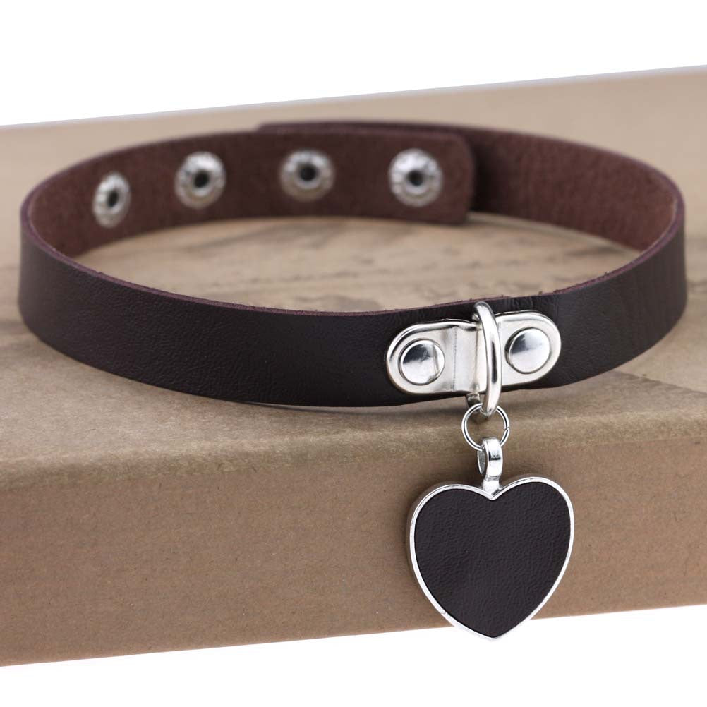 Anime Rock Punk Gothic Love Heart Collar