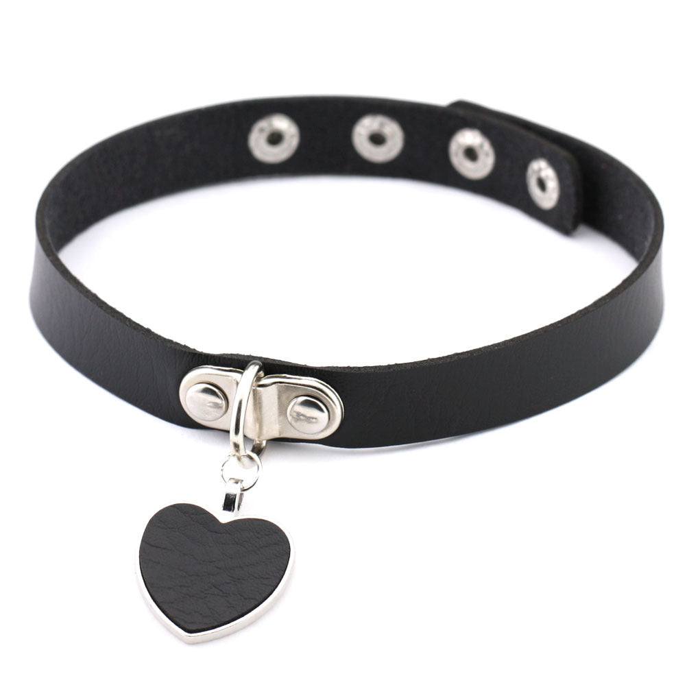 Anime Rock Punk Gothic Love Heart Collar