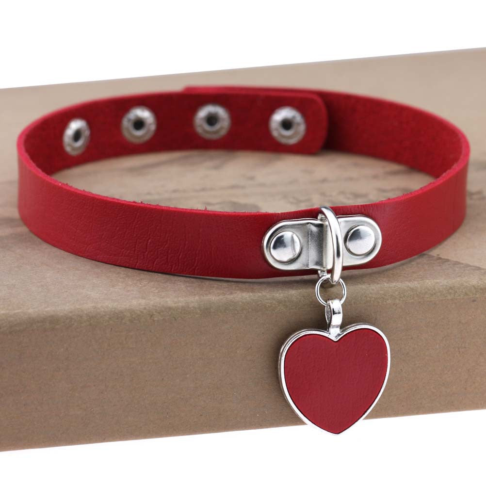 Anime Rock Punk Gothic Love Heart Collar