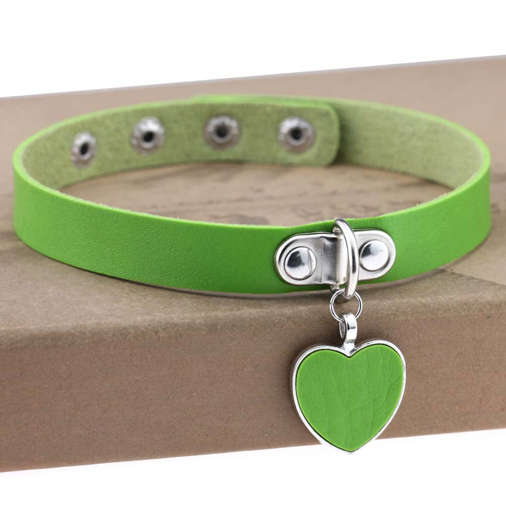 Anime Rock Punk Gothic Love Heart Collar