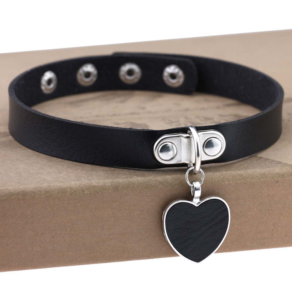 Anime Rock Punk Gothic Love Heart Collar