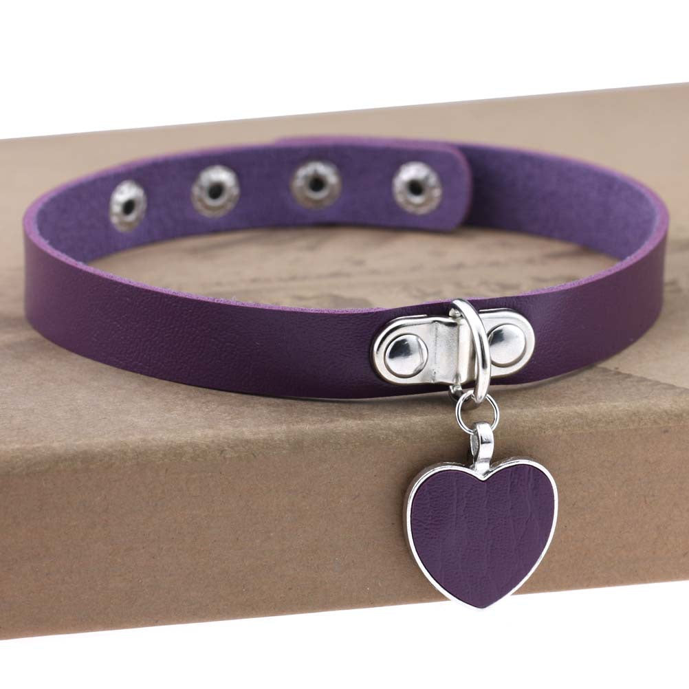 Anime Rock Punk Gothic Love Heart Collar