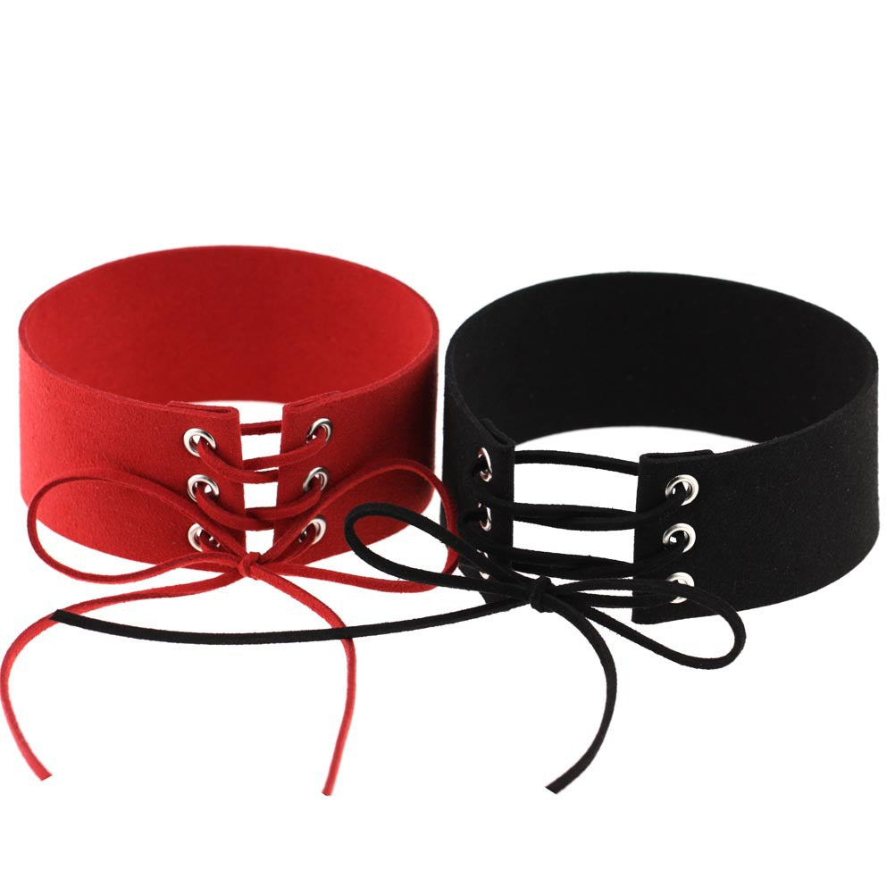 Simple Personality Exaggerated Punk Sexy Binding Neckband Necklaces