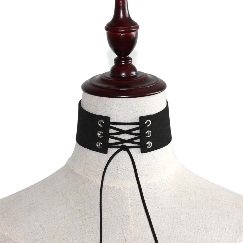 Simple Personality Exaggerated Punk Sexy Binding Neckband Necklaces