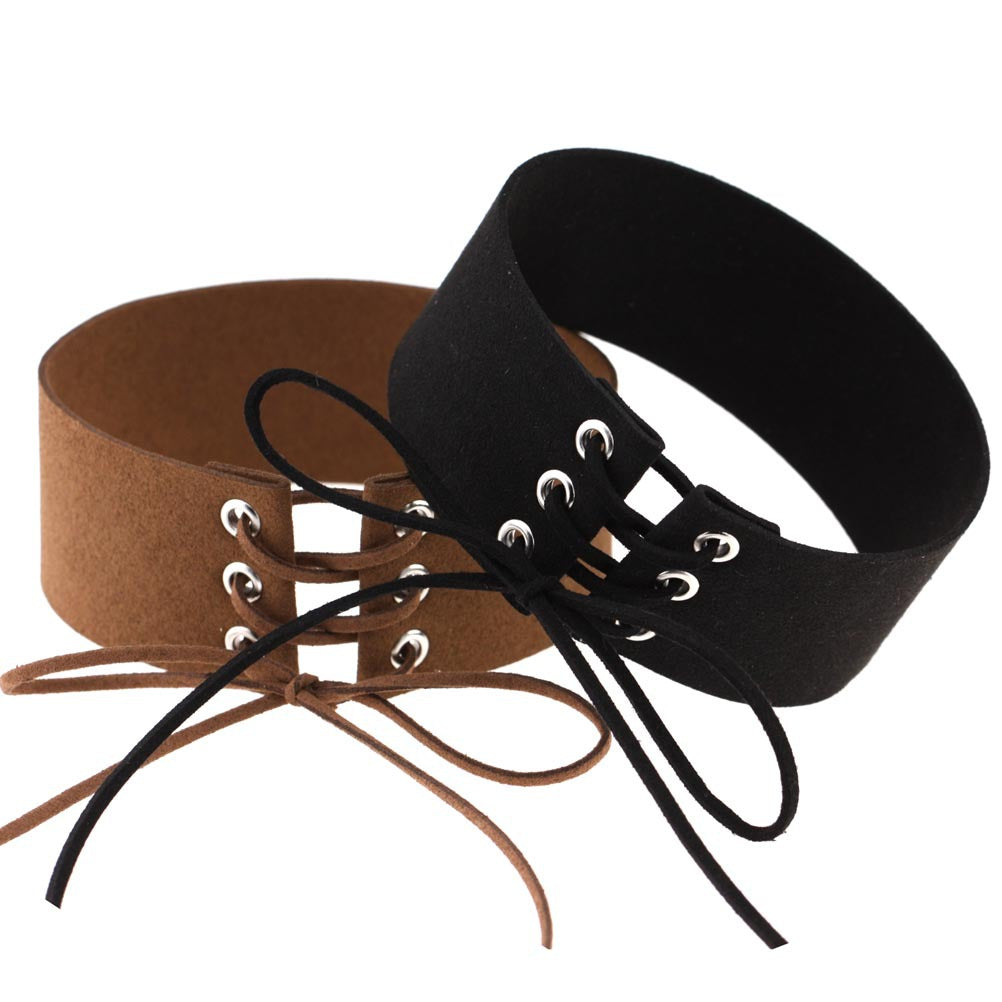 Simple Personality Exaggerated Punk Sexy Binding Neckband Necklaces