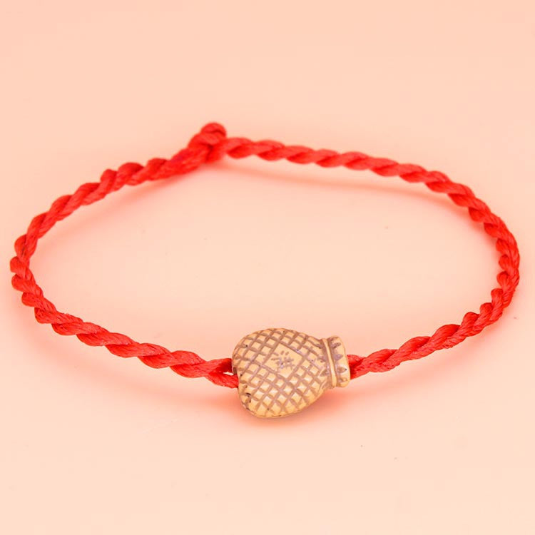 Imitation Peach Wood Red Rope 2 Yuan Store Promotional Novelties Bracelets