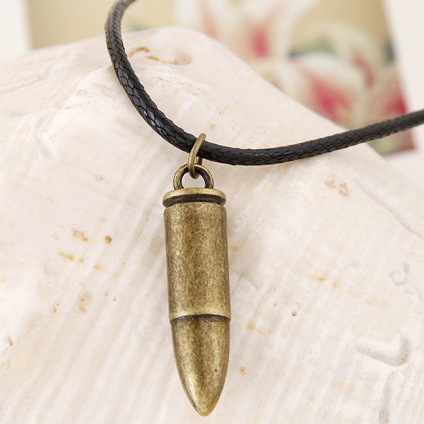 Men's Vintage Bullet Retro Style Personality Necklaces