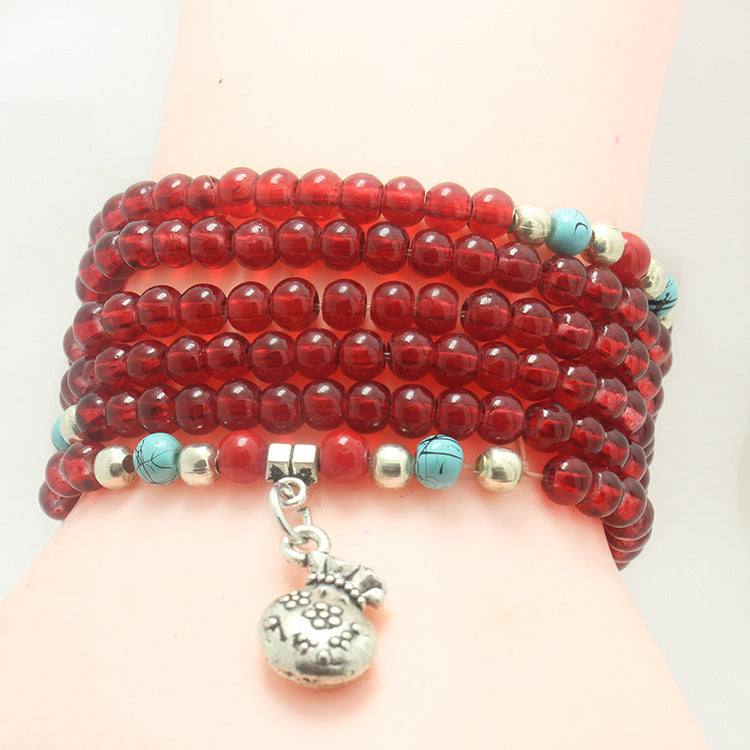 Imitation Garnet Korean Style 2 Yuan Bracelet
