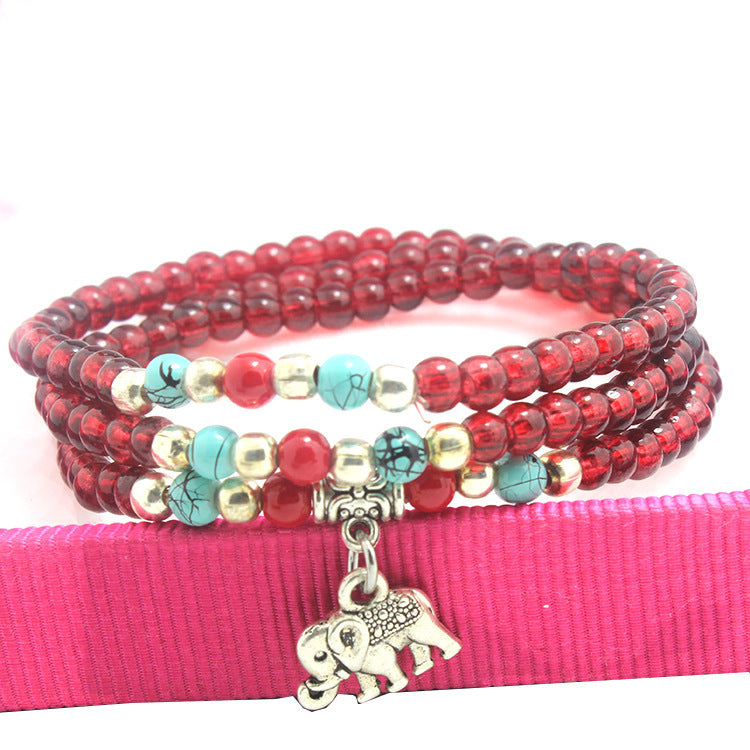 Imitation Garnet Korean Style 2 Yuan Bracelet