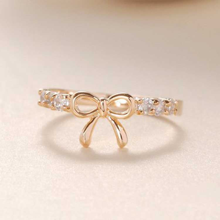 New Classy Simple Rhinestone Bow Female Bracelets