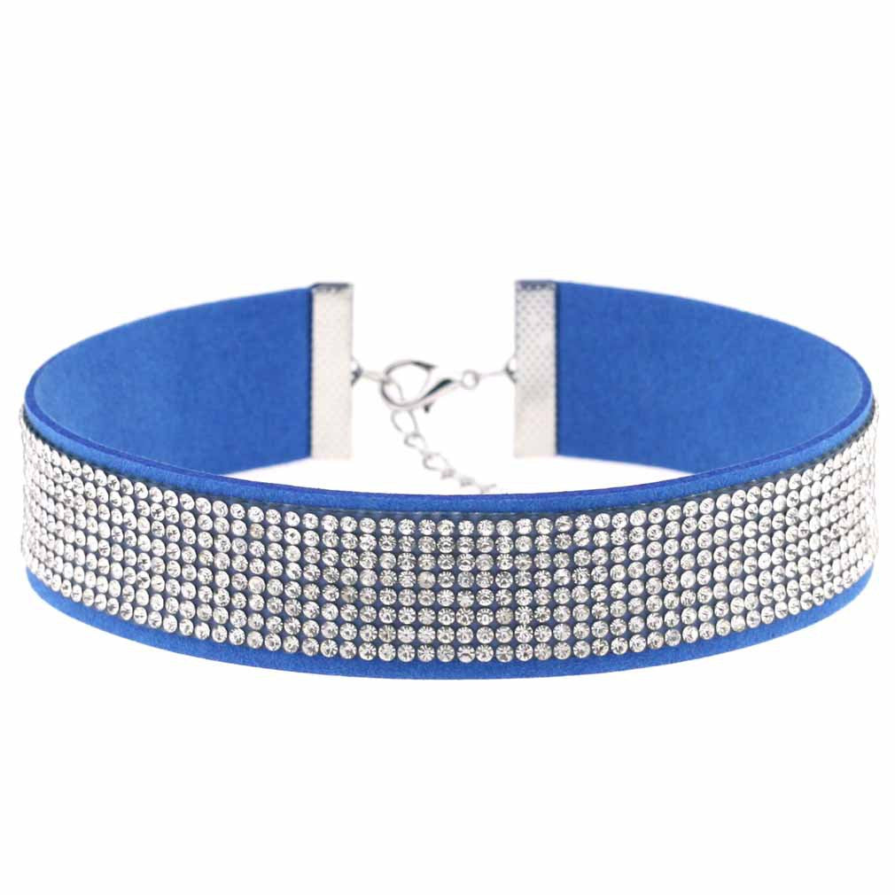 Diamond Veet Neck Element Band Short Clavicle Collar