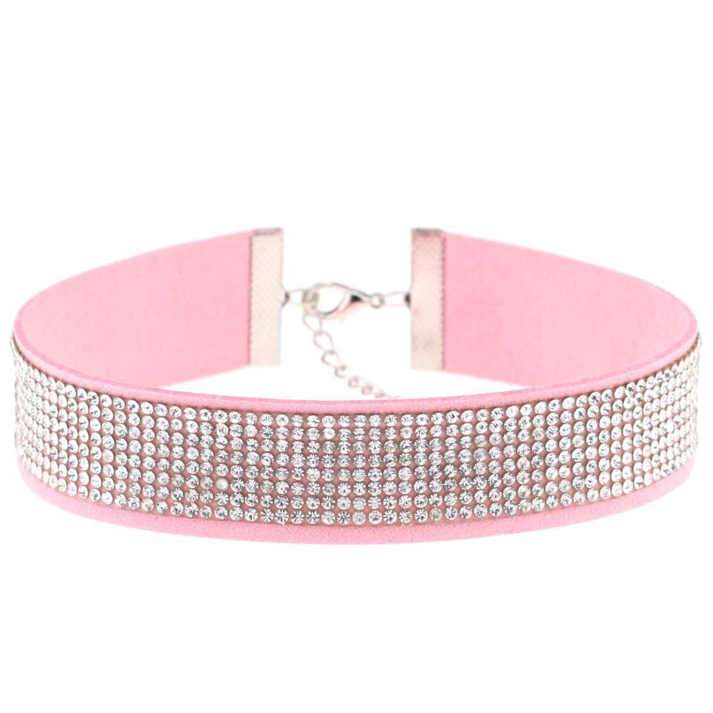 Diamond Veet Neck Element Band Short Clavicle Collar