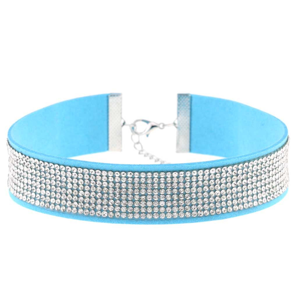 Diamond Veet Neck Element Band Short Clavicle Collar