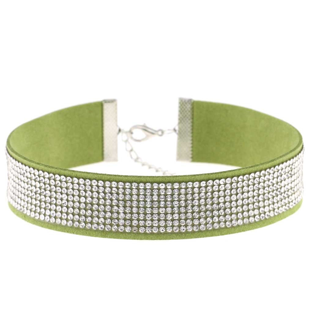Diamond Veet Neck Element Band Short Clavicle Collar