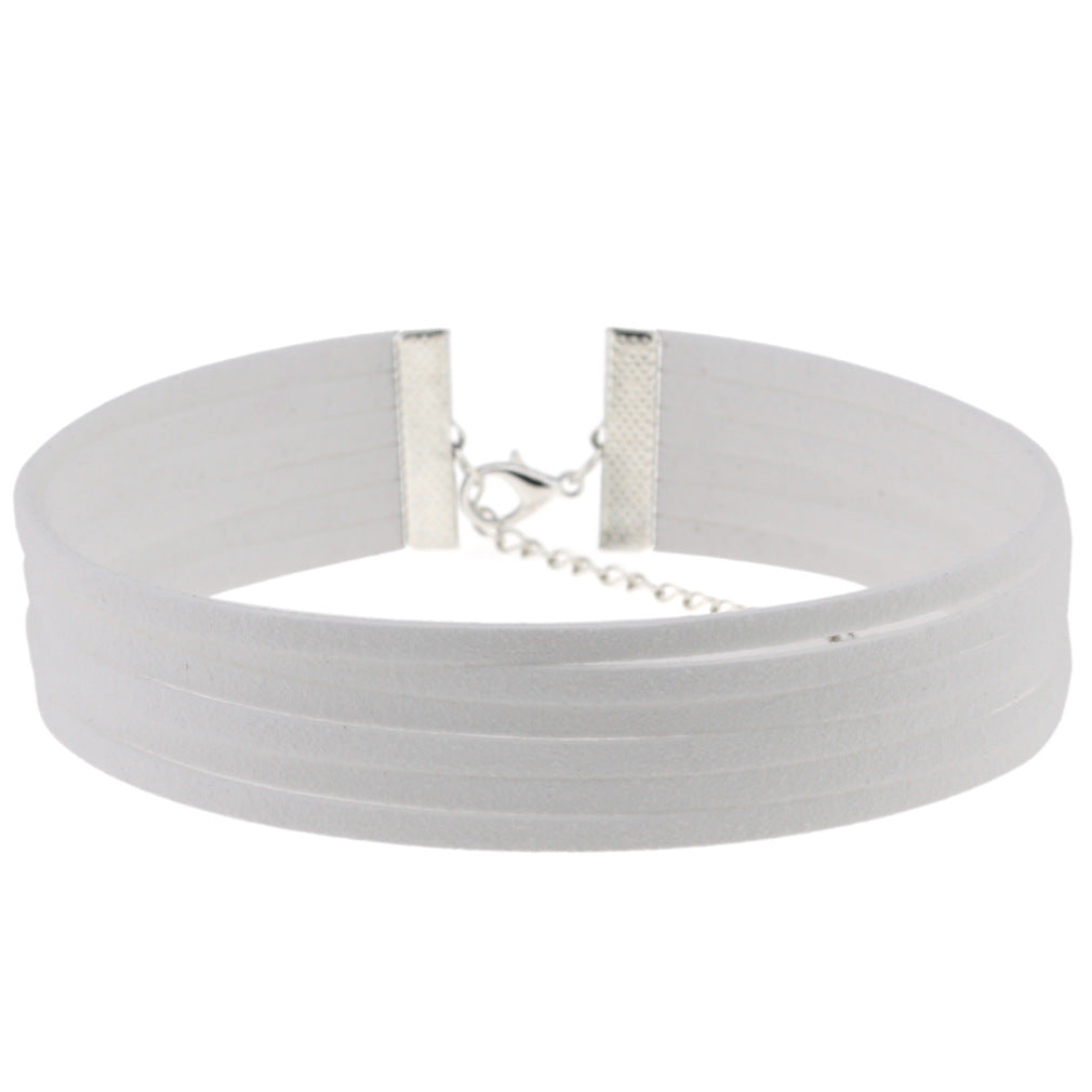 Simple Gothic Flannel Veet Band Suede Neckband Necklaces