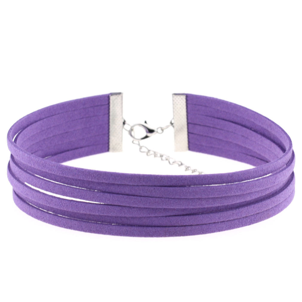 Simple Gothic Flannel Veet Band Suede Neckband Necklaces