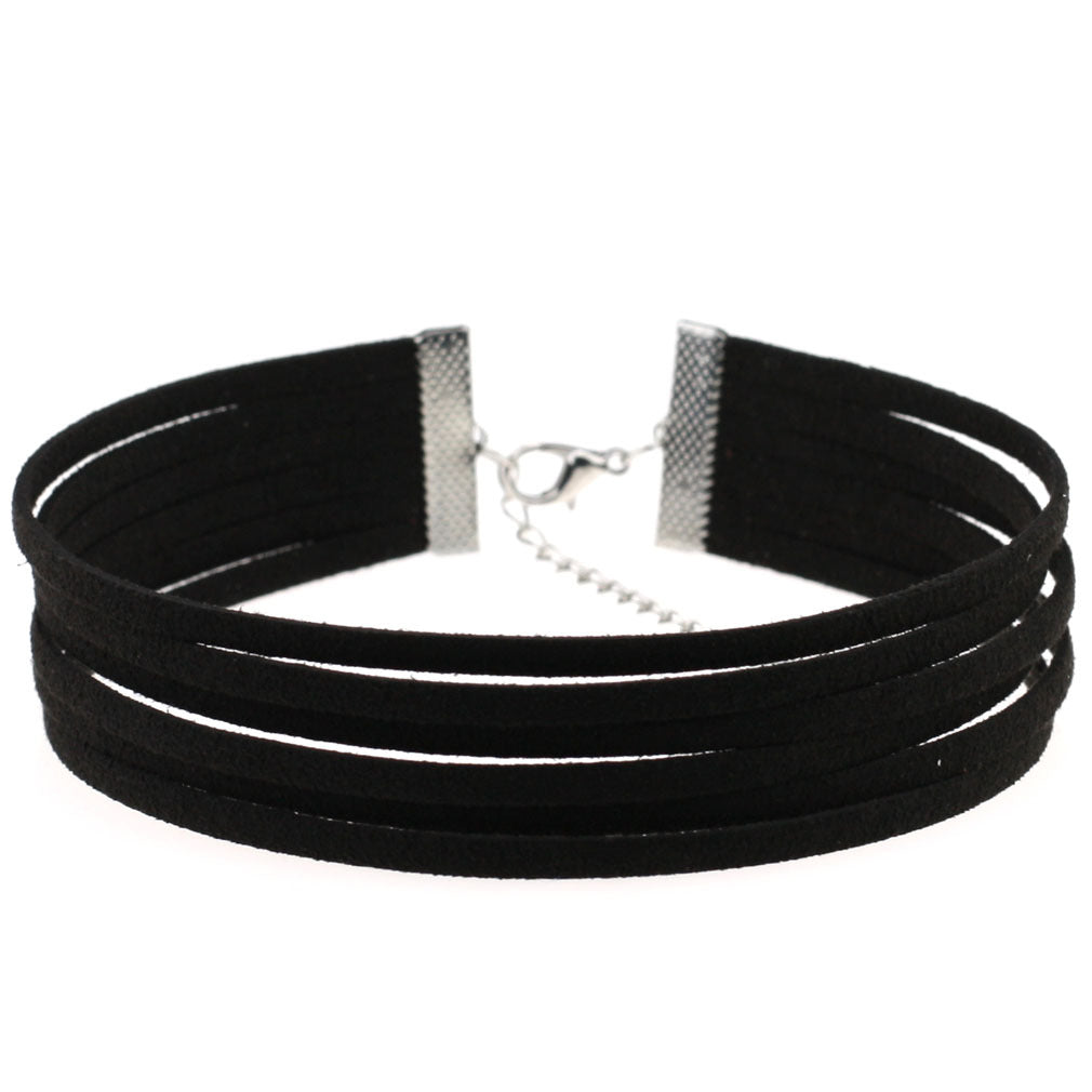 Simple Gothic Flannel Veet Band Suede Neckband Necklaces