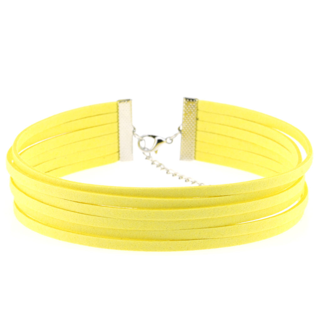 Simple Gothic Flannel Veet Band Suede Neckband Necklaces